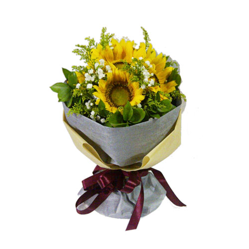 handbouquet buket tangan bunga matahari harga 340 ribu